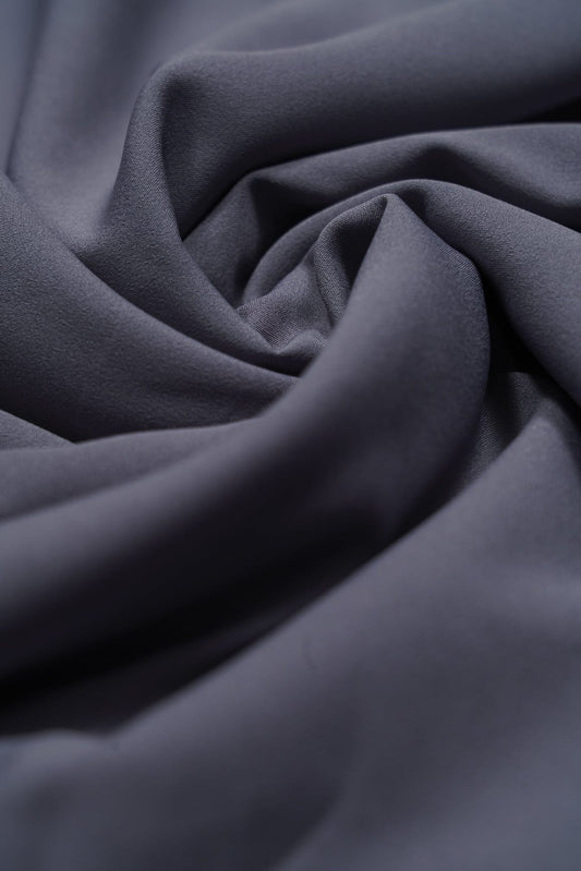AIzaSyBcstauz-XMPRhEY21AUzeo032pxrXB5Ug - Grey Dyed Crepe Fabric