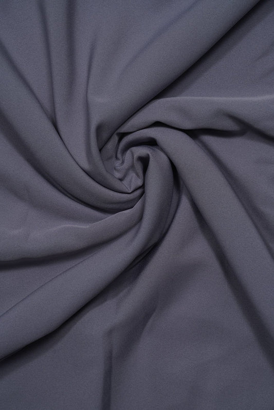 AIzaSyBcstauz-XMPRhEY21AUzeo032pxrXB5Ug - Grey Dyed Crepe Fabric