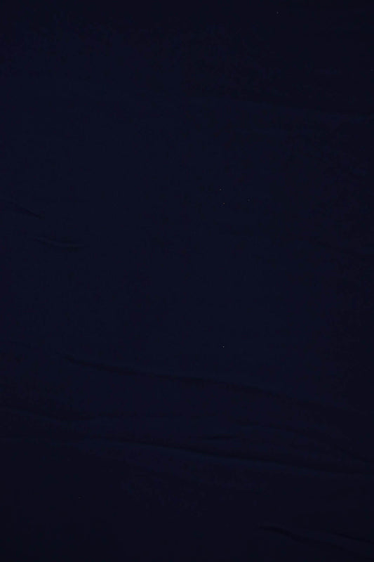 Navy Blue Dyed Georgette Fabric