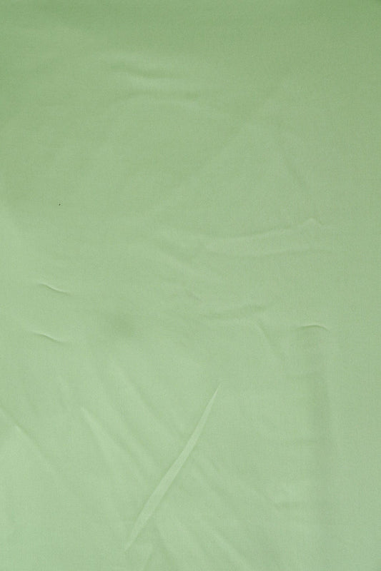Olive Dyed Georgette Satin Fabric