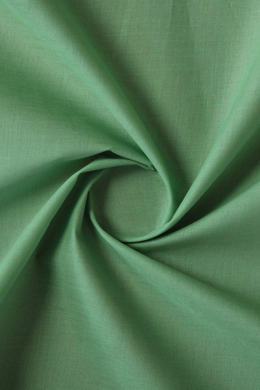 Olive Dyed Pure Cotton Fabric