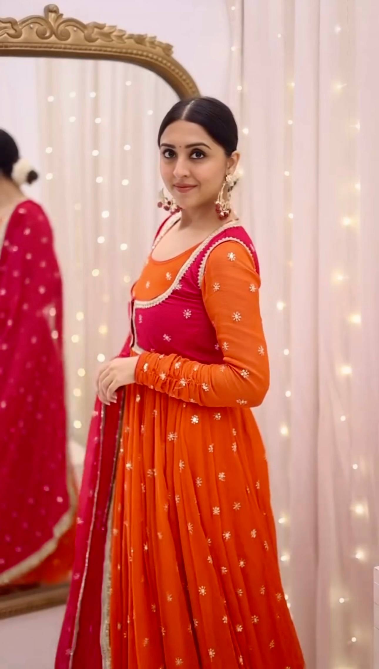 Elegant Party Wear 4-Piece Ensemble with Heavy Sequin Embroidery