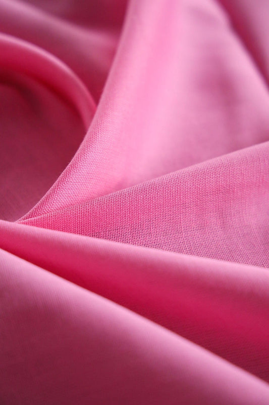 Pink Dyed Flex Cotton Fabric