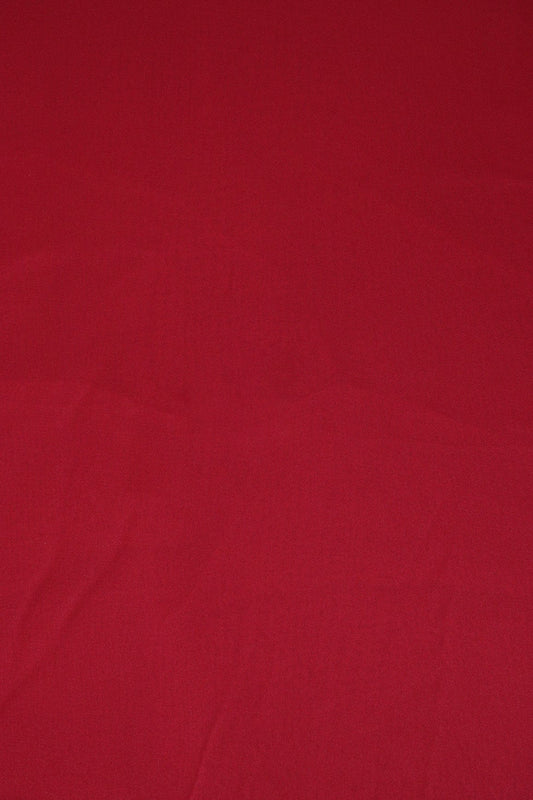 AIzaSyBcstauz-XMPRhEY21AUzeo032pxrXB5Ug - Cherry Red Dyed Georgette Satin Fabric