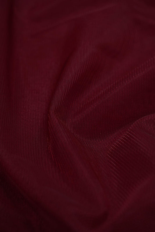 Maroon Dyed Soft Net