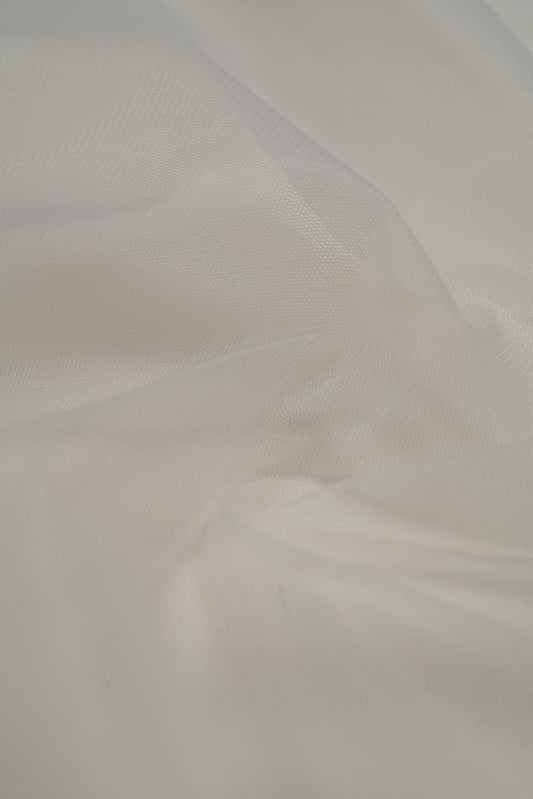 Off White Dyed Soft Net