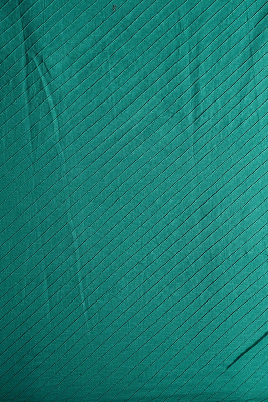 Rama Stripes Pintucks Plain Cotton Fabric