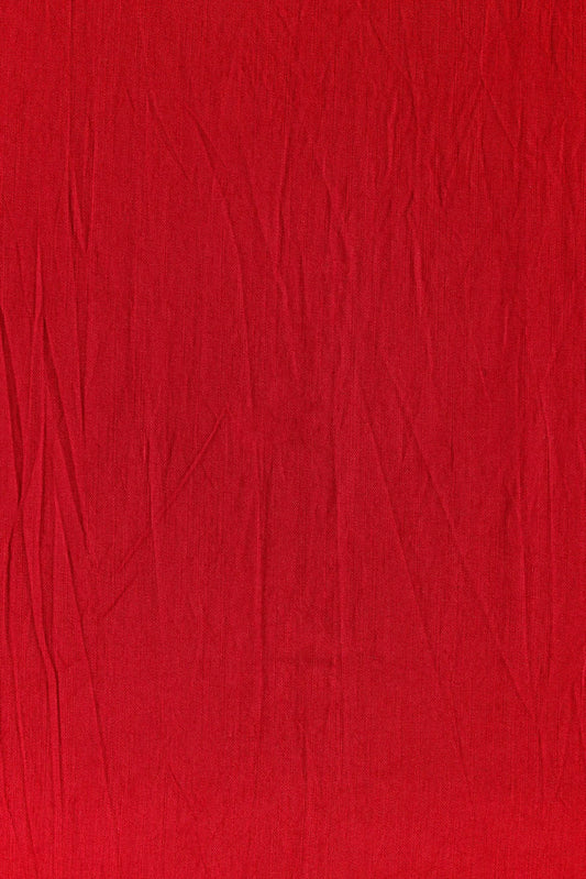 Red Raw Silk Fabric
