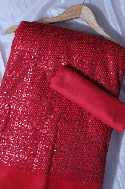 Red Saree set (2 Piece)