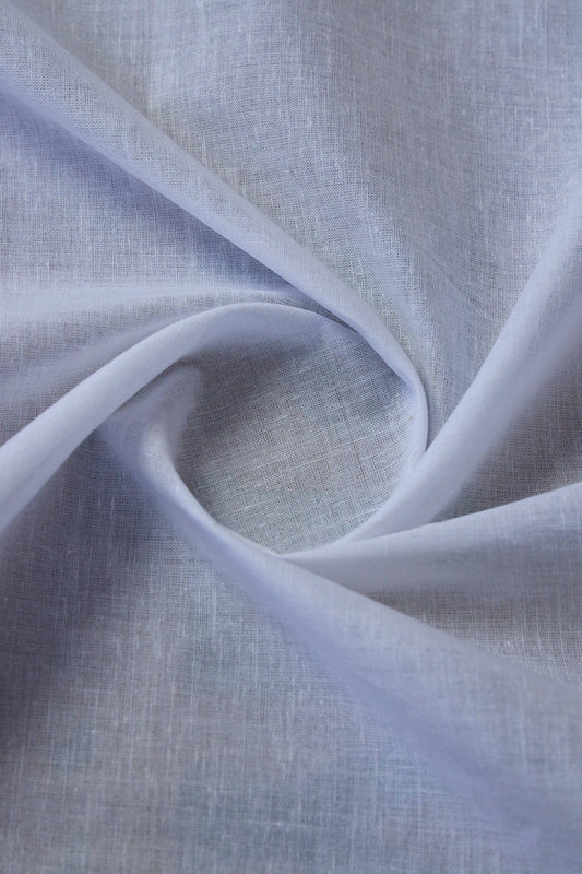 White Dyed Pure Cotton Fabric