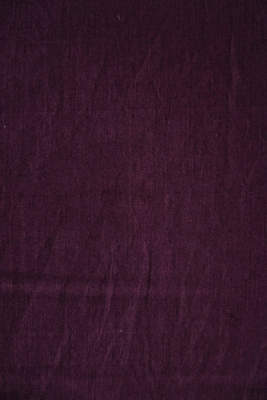 Wine Raw Silk Fabric